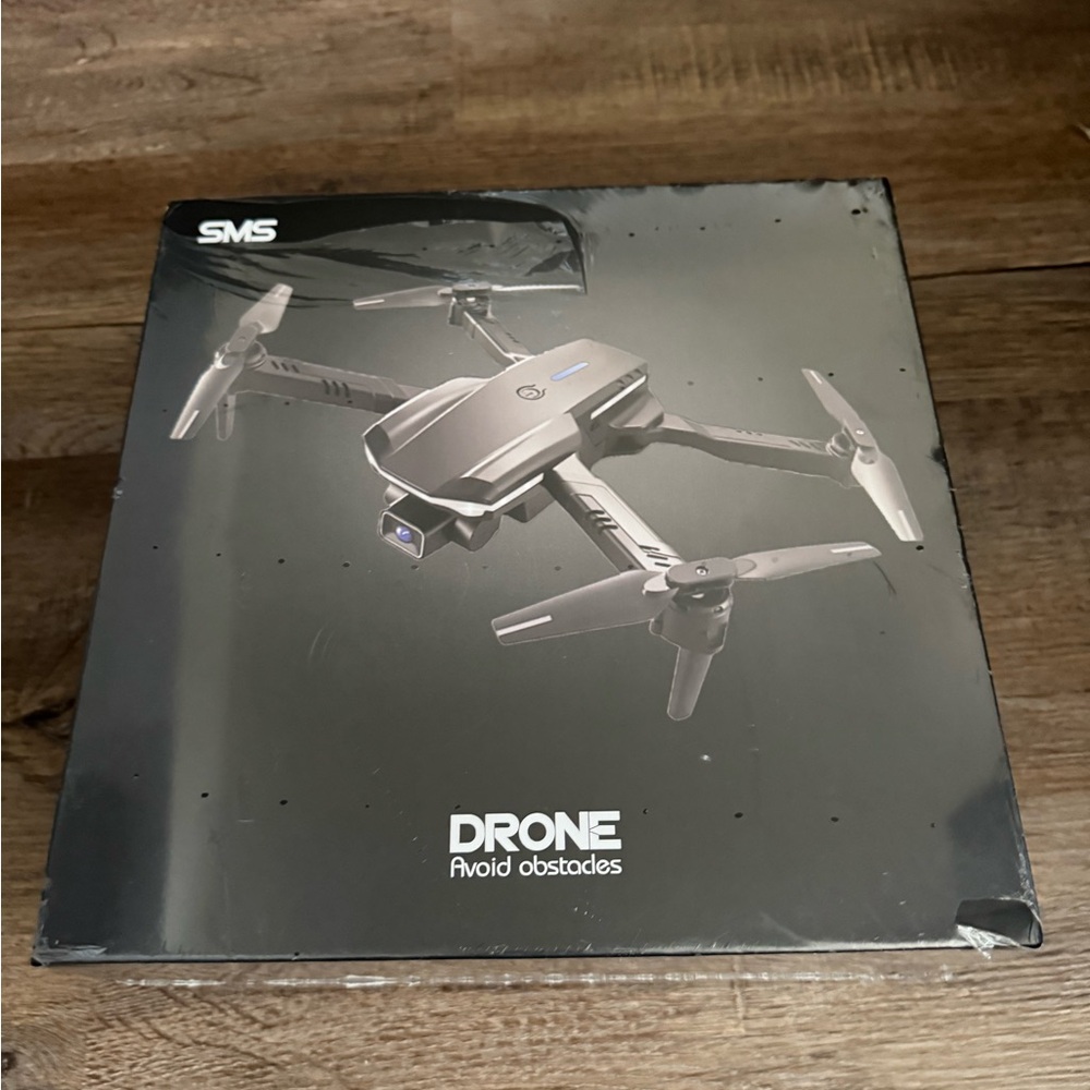Black Folding Drone with Obstacle Avoidance